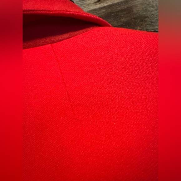 J. Crew Women's Orange Red Regent 98% Wool Stretch Lined Blazer Jacket Size 4 - Picture 6 of 7